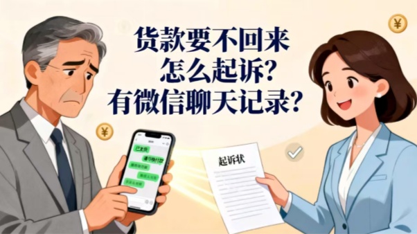 深圳要債公司:貨款要不回來怎么起訴,有微信聊天記錄